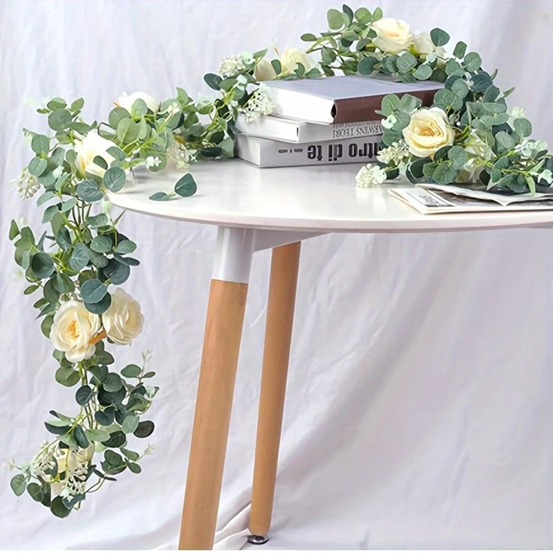 Гирлянда из эвкалипта и роз, 7 – обзор и цена Eucalyptus Preserved